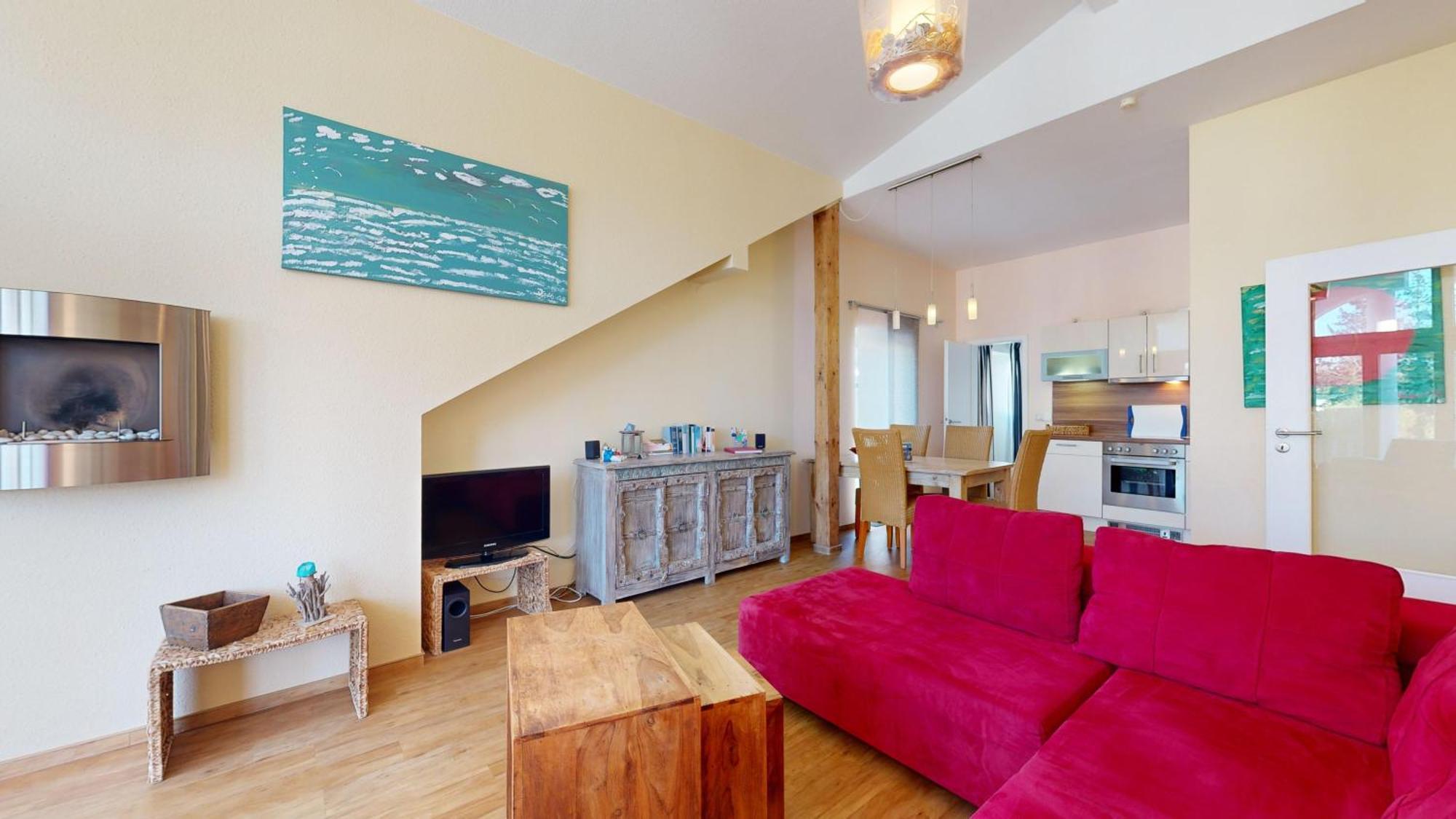 Strandnahe Mit 2 Schlafzimmern Und Balkon, Strandidyll, Apartment