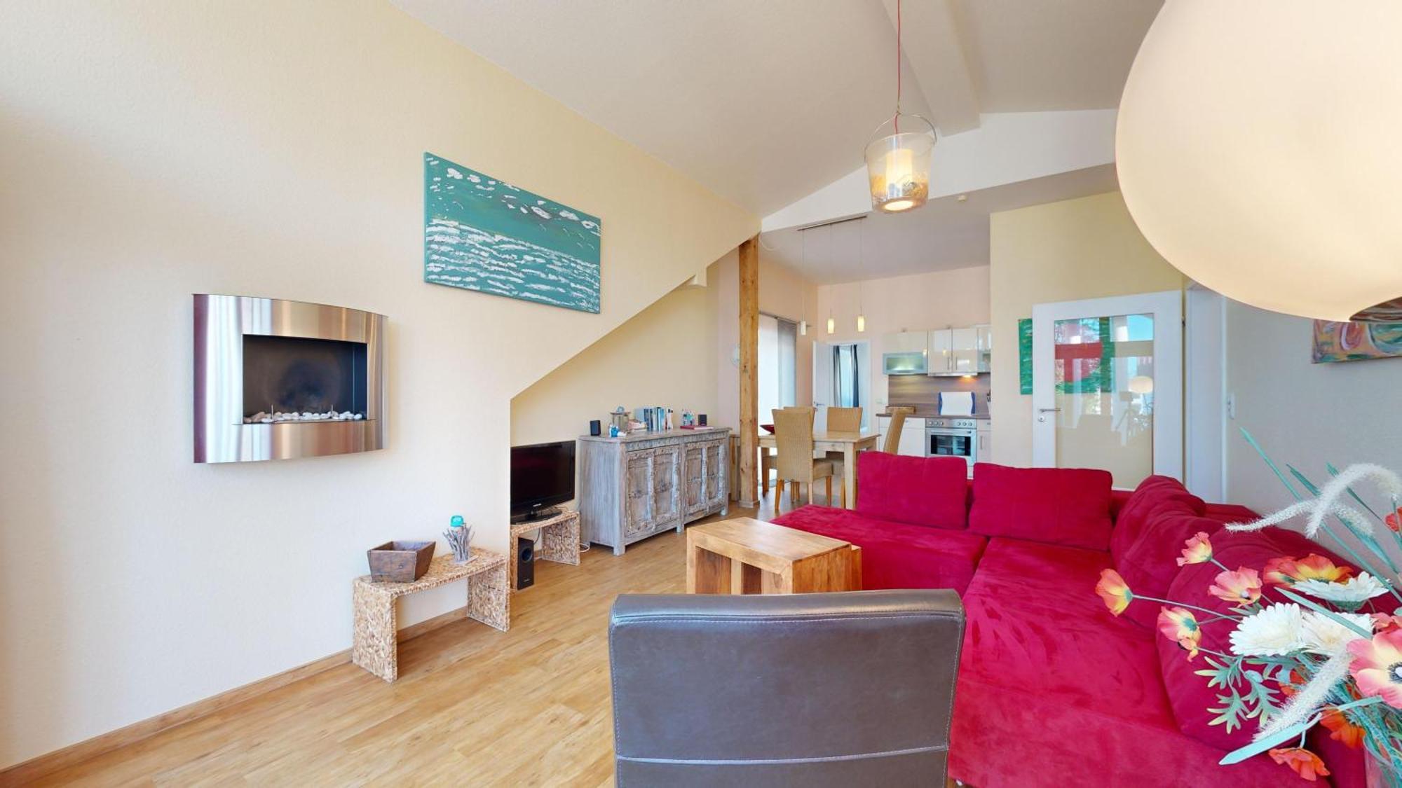 Strandnahe Mit 2 Schlafzimmern Und Balkon, Strandidyll,