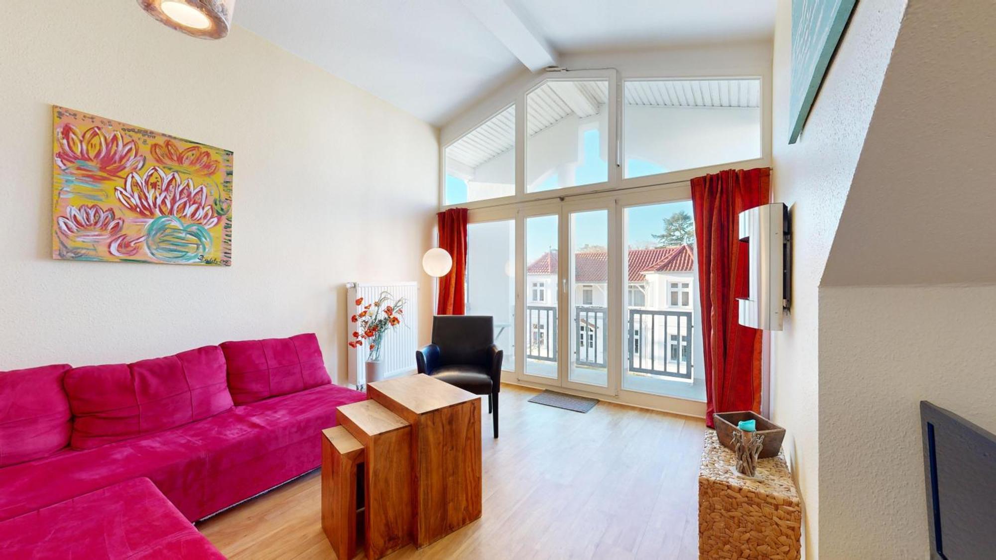 Strandnahe Mit 2 Schlafzimmern Und Balkon, Strandidyll, Ostseebad Binz