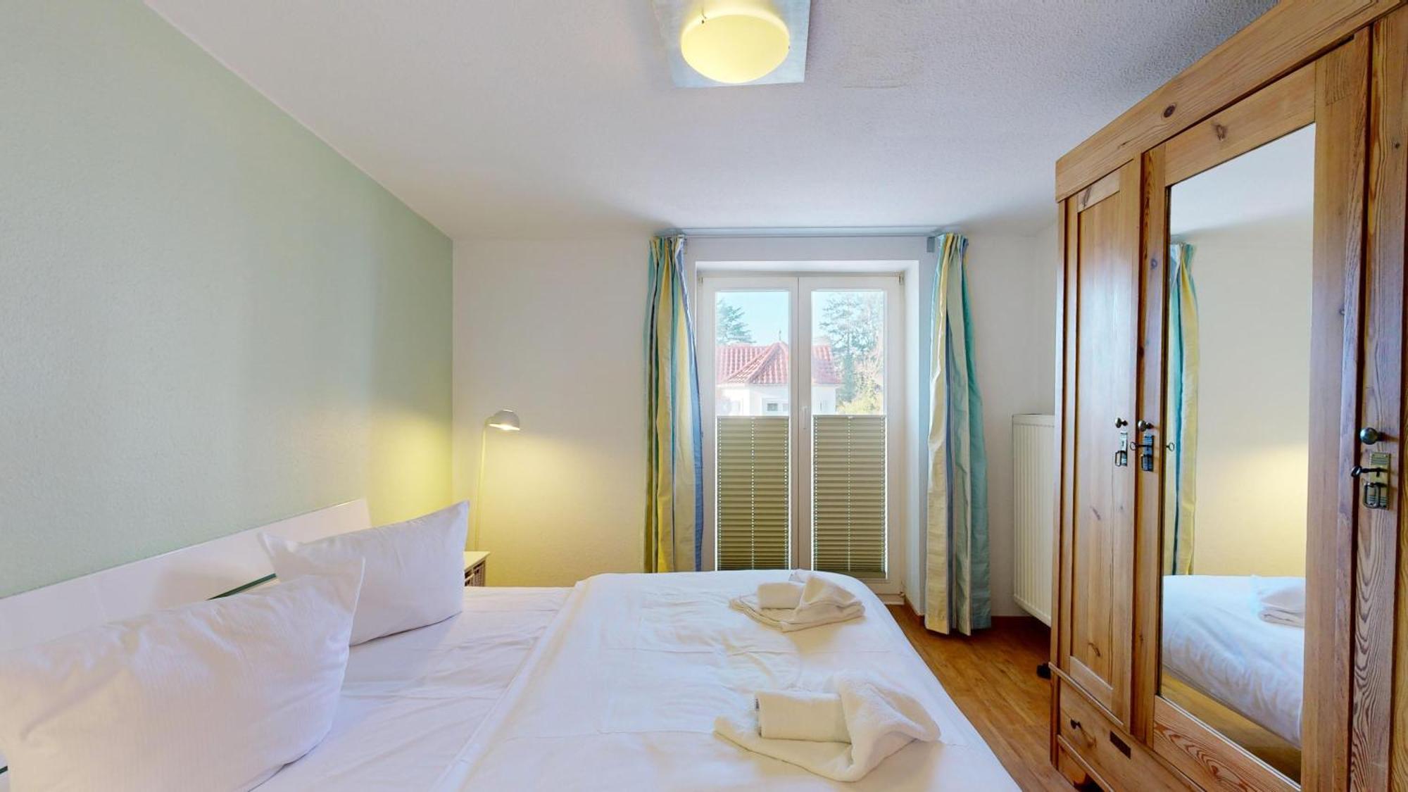 Apartment Strandnahe Mit 2 Schlafzimmern Und Balkon, Strandidyll,