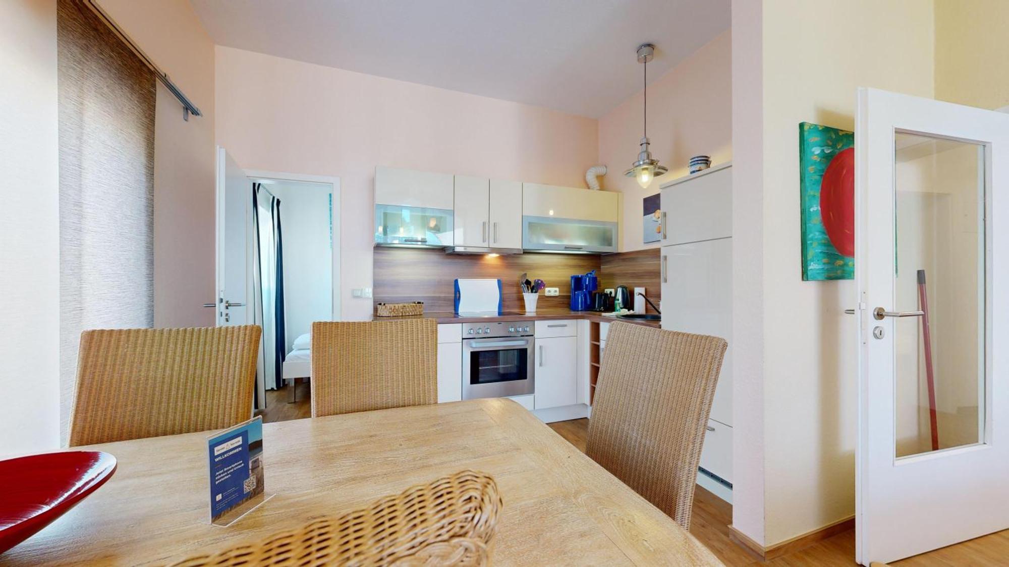 Strandnahe Mit 2 Schlafzimmern Und Balkon, Strandidyll, Ostseebad Binz