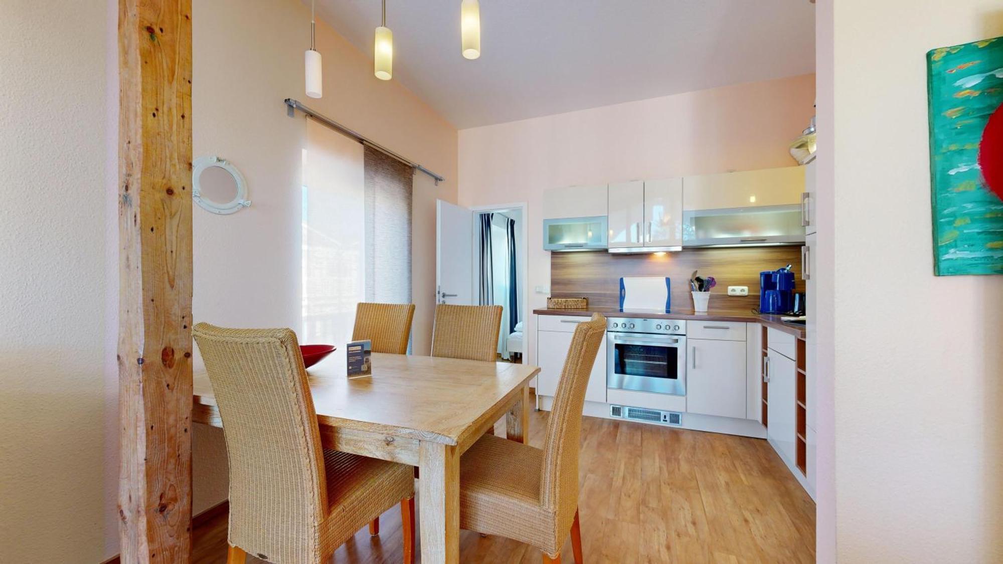 Strandnahe Mit 2 Schlafzimmern Und Balkon, Strandidyll, Apartment
